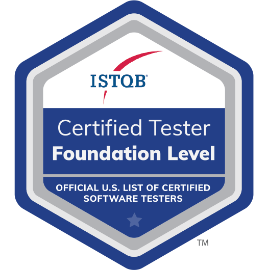 ISTQB Foundation badge