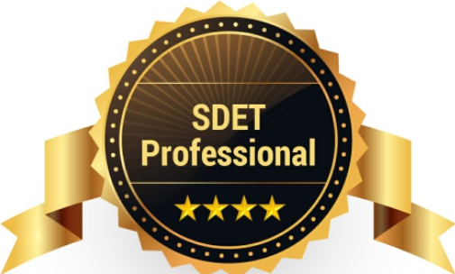 SDET badge